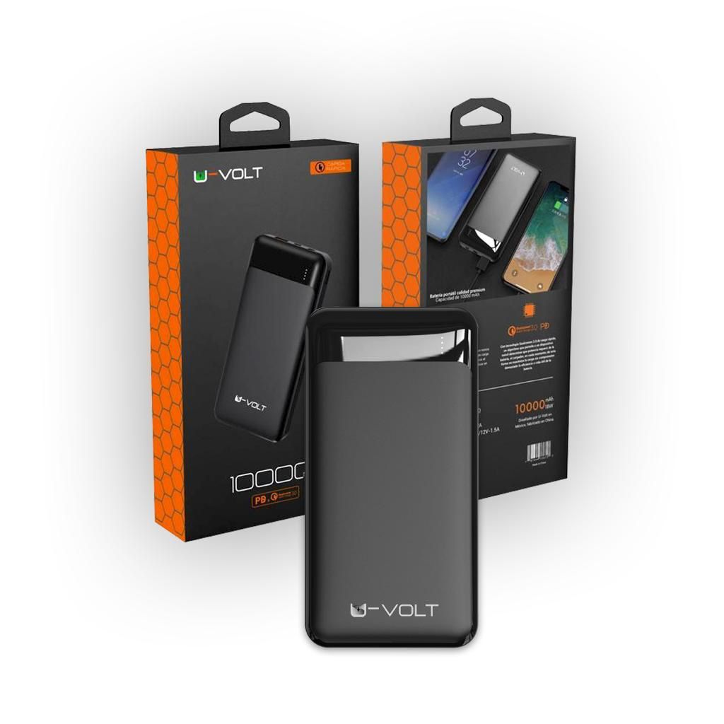 Power Bank U-Volt de 10,000 MAH